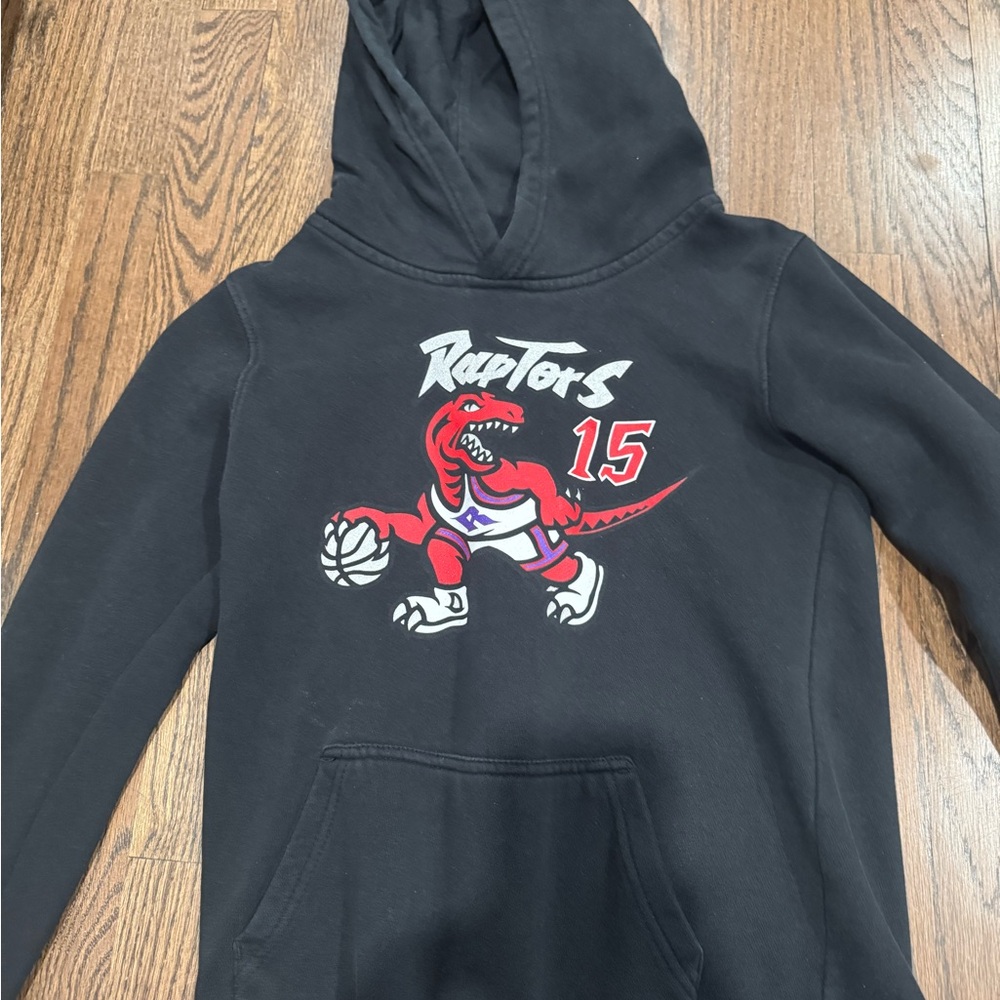 Mitchell & Ness Black Raptors Hoodie for Kids